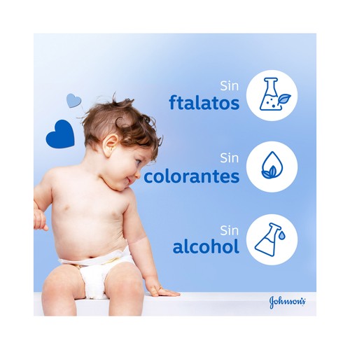 JOHNSON´S Baby Talco suave de uso diario, para bebes, niños y adultos, para piel delicada 200 g.
