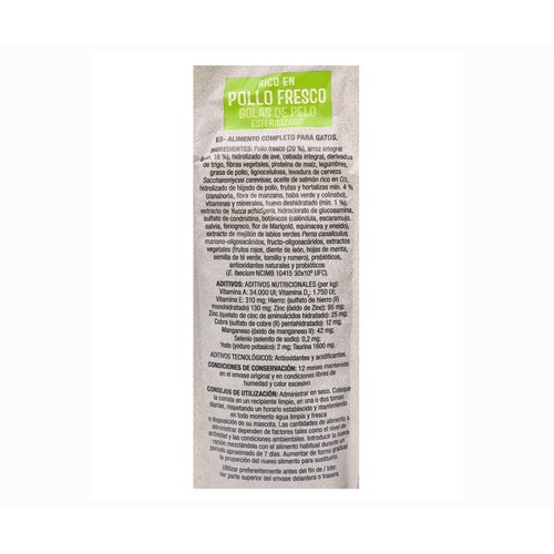 PRODUCTO ALCAMPO Alimento para gatos 1,5 kg.