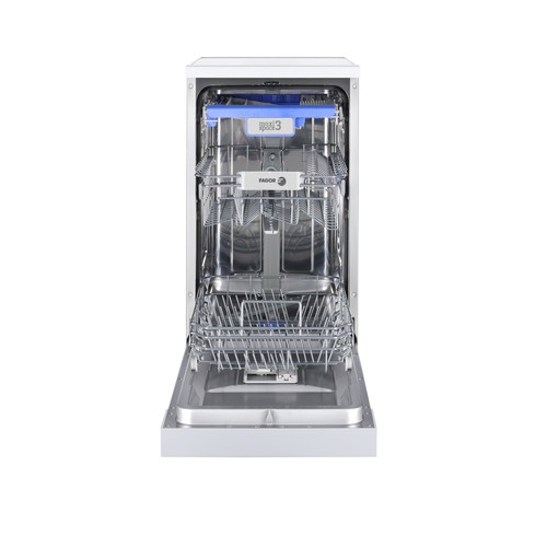 Lavavajillas FAGOR 4LVF-435AD , color blanco,  capacidad: 10 servicios, Clasificación energética: C, H: 84,5cm, A: 44,8cm, F: 60cm.