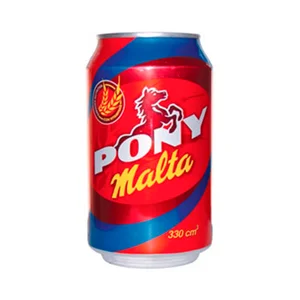 PONY MALTA Bebida de malta lata 33 cl.
