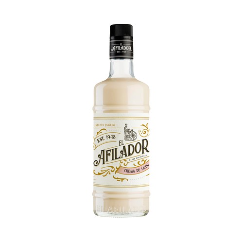 EL AFILADOR Crema de licor de orujo, elaborada siguiendo la receta familiar EL AFILADOR botella de 70 cl.