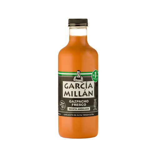GARCÍA MILLÁN Gazpacho fresco no pasteurizado sin pan y con aceite de oliva virgen extra GARCÍA MILLÁN 1 l.