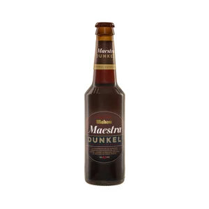 MAHOU MAESTRA Cerveza Dunkel botella de 33 cl.