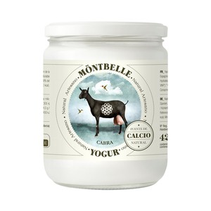Yogur natural artesano de leche de cabra 420 g.