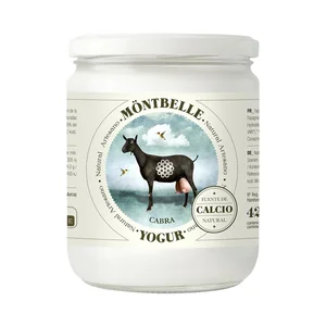 MÖNTEBELLE Yogur natural artesano de leche de cabra 420 g.