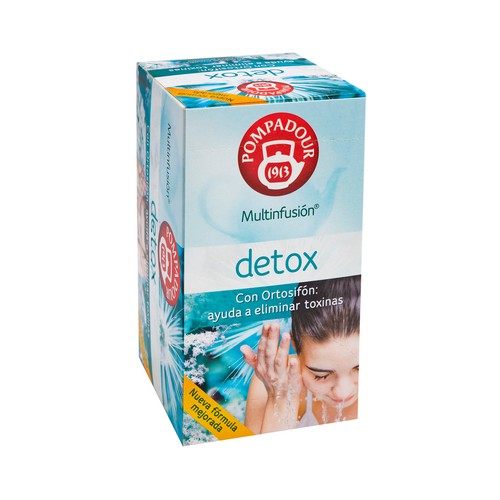 Infusión Detox POMPADOUR 20 unidades de 40 gr.