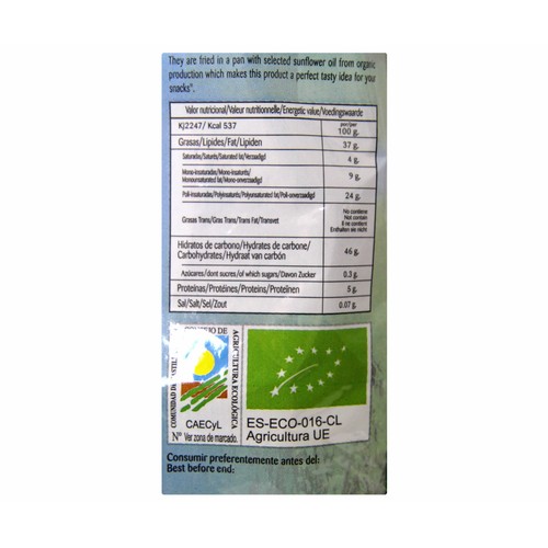 AÑAVIEJA Patatas fritas en aceite de girasol sin sal ecológicas 125 g.