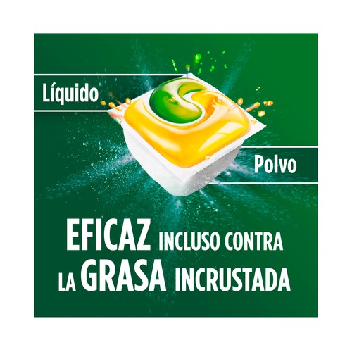 FAIRY Original Detergente todo en uno para lavavajillas en cápsulas, con aroma a limón 100 uds.