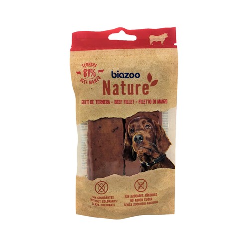 CANES JON Nature  Snaks en tiras para perro con de sabor a ternera 80 g