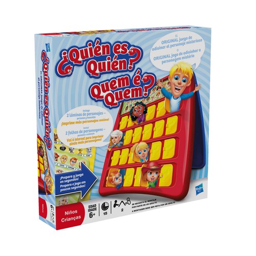 Juego de mesa ¿Quién es Quién?, 2 jugadores HASBRO.
