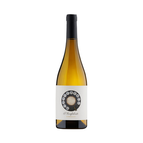 EL CONFIDENCIAL Vino blanco con D.O Riberia Sacra botella de 75 cl.
