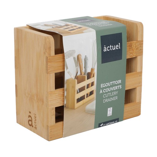 Escurrecubiertos de madera de bambú, ACTUEL