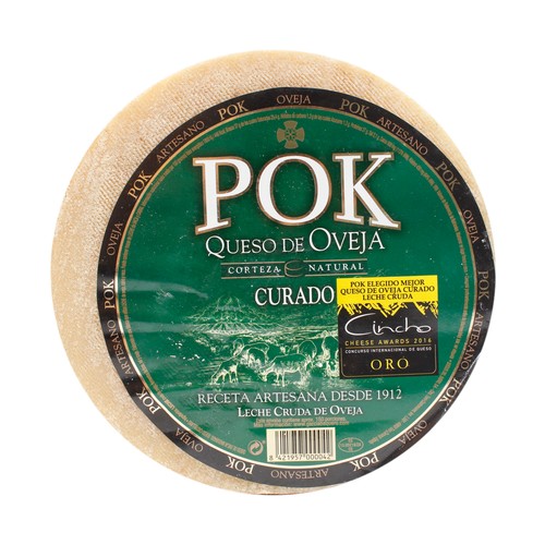 POK Queso de oveja curado puro, cuña.