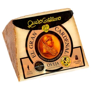 EL GRAN CARDENAL Queso de oveja curado, cuña 375 g.