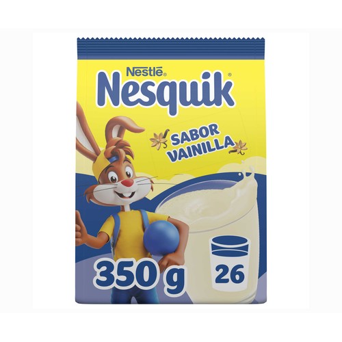 NESQUIK Milk mix instantáneo sabor vainilla 350 g.