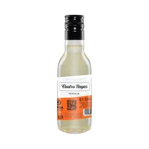 CUATRO RAYAS Vino blanco Verdejo con D.O. Rueda botella 18.7 cl.