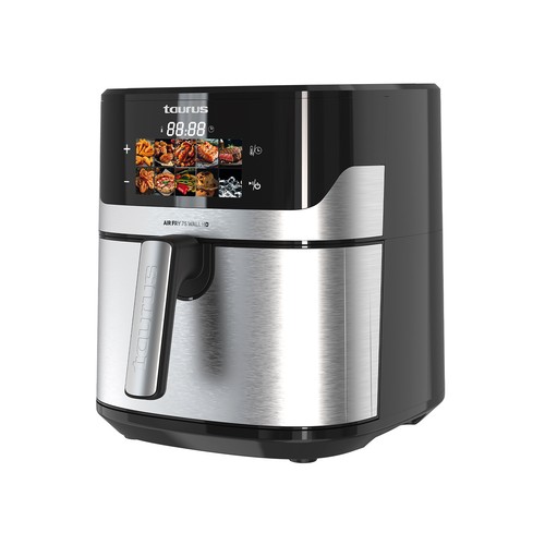 Freidora de aire 6,5L TAURUS 7S WALL, 1600W, cesto desmontable.