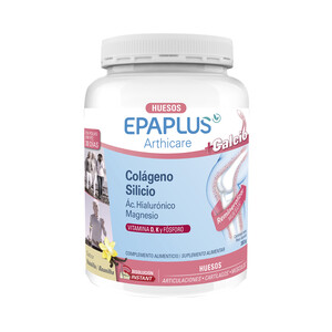 Imagen de EPAPLUS Arthicare Colágeno, calcio, fósforo y vitaminas D y K, sabor vainilla, para el cuidado de las articulaciones 383 g.