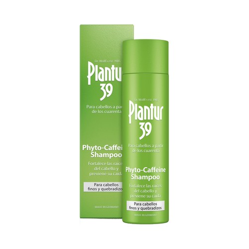 PLANTUR 39 Champú con cafeina para cabellos finos y quebradizos, a partir de los 40 años 250 ml.
