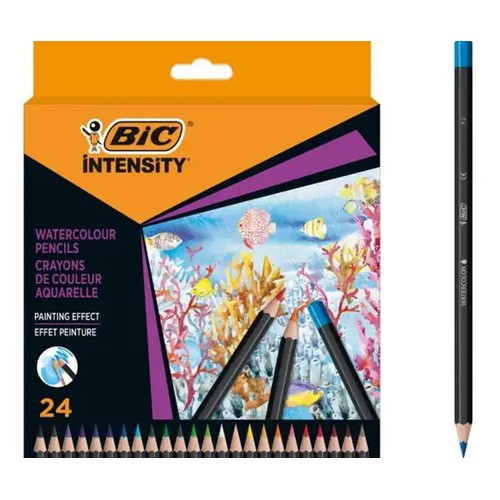 24 lápices de colores BIC Intensity.