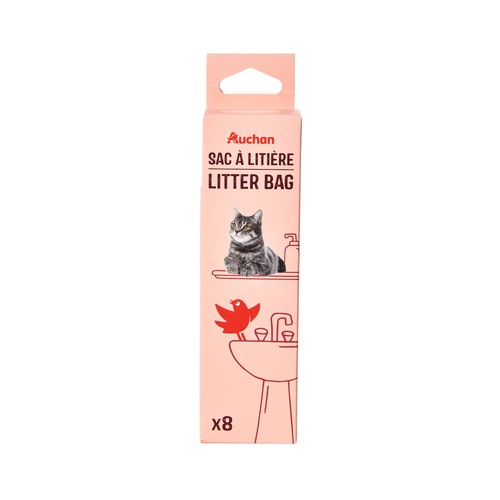 PRODUCTO ALCAMPO Bolsa para recoger la arena de los gatos 8 uds.