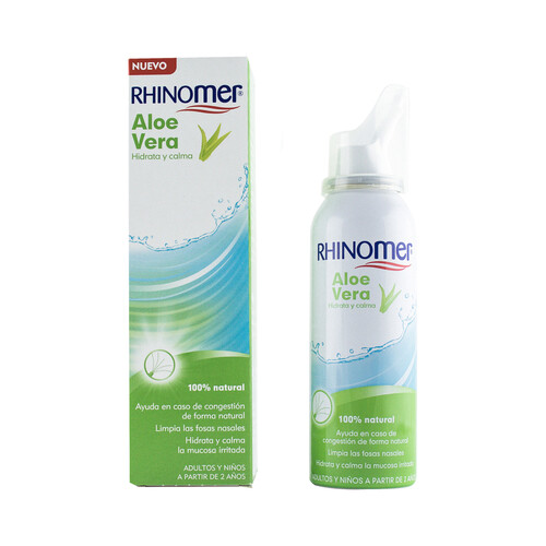 RHINOMER Agua de mar para limpieza nasal fuerza 2 (media) RHINOMER Aloe vera.