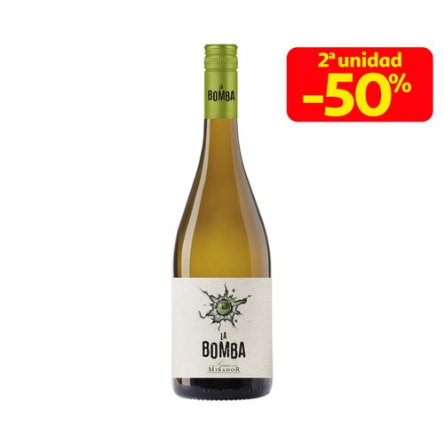 LA BOMBA Vino blanco blend botella 75 cl.
