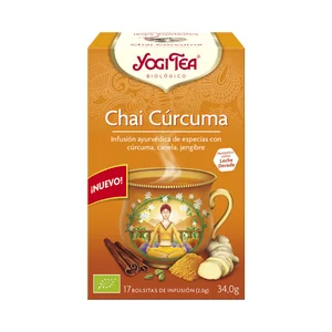 YOGI TEA Infusion BIO chai curcuma 17 uds. 34 g.