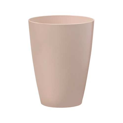 Vaso de plástico reutilizable de 27cl, color topo, ACTUEL