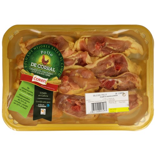 COREN Troceado de pollo de corral.