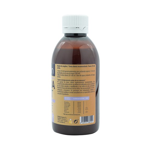 SANON Drena fort Alcachofa y zarzaparrilla, sabor a limón 250 ml.