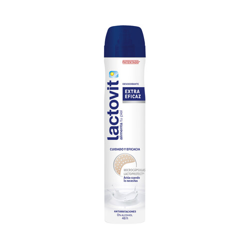 LACTOVIT Desodorante en spray para mujer sin acohol LACTOVIT Original 200 ml.