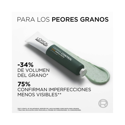 L´ORÉAL PARIS Men expert derma control Pasta anti-imperfecciones y anti granos (S.O.S pimple paste) 45 ml.