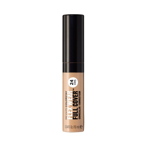 REVLON Flex wear full cover tono 050 Medium deep Maquillaje corrector de larga duración, corrige imperfecciones, rojeces y ojeras.