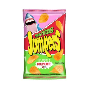 JUMPERS Patatas onduladas con sabor a BBQ picante 110 g