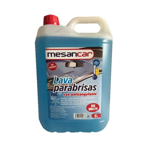 Liquido limpiaparabrisas anticongelante, 5 litros, MESANCAR.