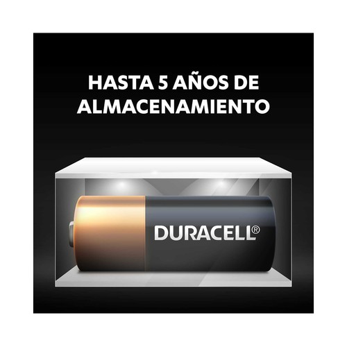 Pack de 2 pilas alcalinas A23, MN21, 12V, DURACELL.