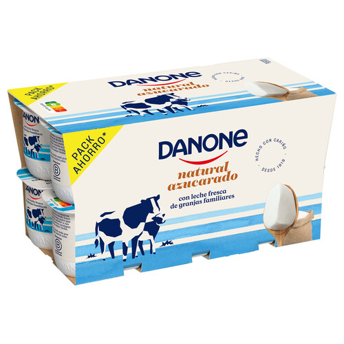 Yogur Natural Azucarado Danone 4 x 120 g