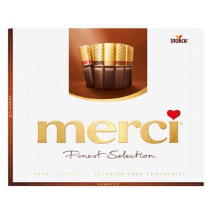 Imagen de MERCI FINEST SELECTION Bombones surtidos chocolate negro 250 g.