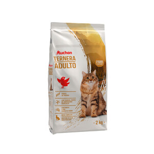 Imagen de PRODUCTO ALCAMPO Alimento completo para gatos adultos a base de ternera 2 kg.