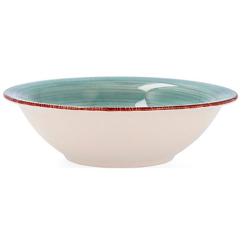 Bol 18cm loza, color aqua, modelo Vita. QUID