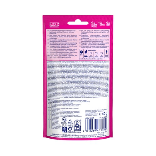 VITA HEART Digestion pollo snack gato 40gr