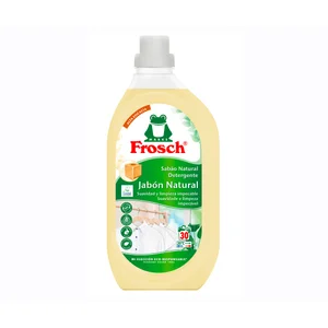 FROSCH Detergente líquido concentrado ecológico, jabón natural eficaz y suave 30 DS