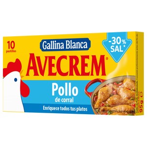 Imagen de AVECREM Caldo de pollo 10 uds 95 g.