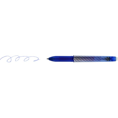 Bolígrafo tinta borrable azul, ALCAMPO.