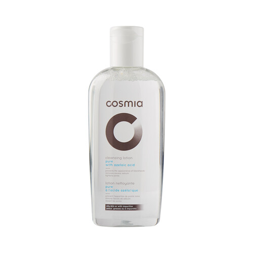 COSMIA Loción limpiadora con ácido azelaico, para pieles grasas o con impurezas COSMIA 200 ml.
