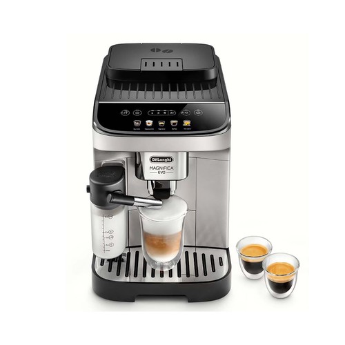 Cafetera espresso superautomática DE'LONGHI Magnifica Evo ECAM290.61.SB, presión 15bar, molinillo, café en grano o molido, vaporizador, 1450W.