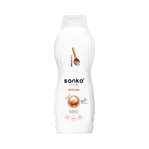 SANKO Antiox Gel de baño antioxidante, protector de la membrana celular 750 ml.