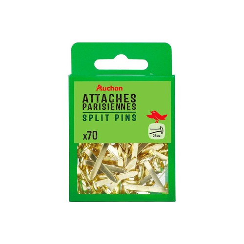 70 Chinchetas de 25 mm. AUCHAN.