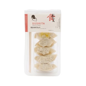 Imagen de SUSHITA Bandeja dim sum orientales rellenos de pollo 6 uds. 128 g.
